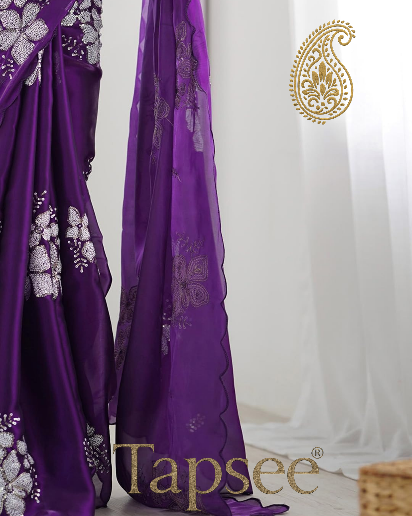 Royal Purple Jimmy Chho Saree