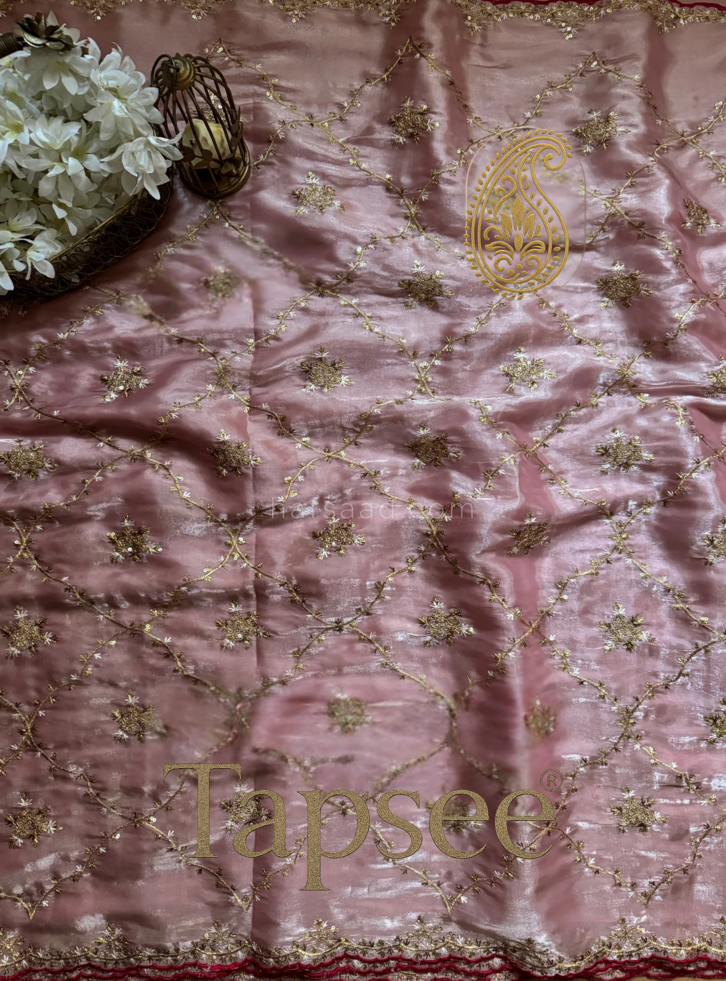 Rose Radiance Jimmycho Saree