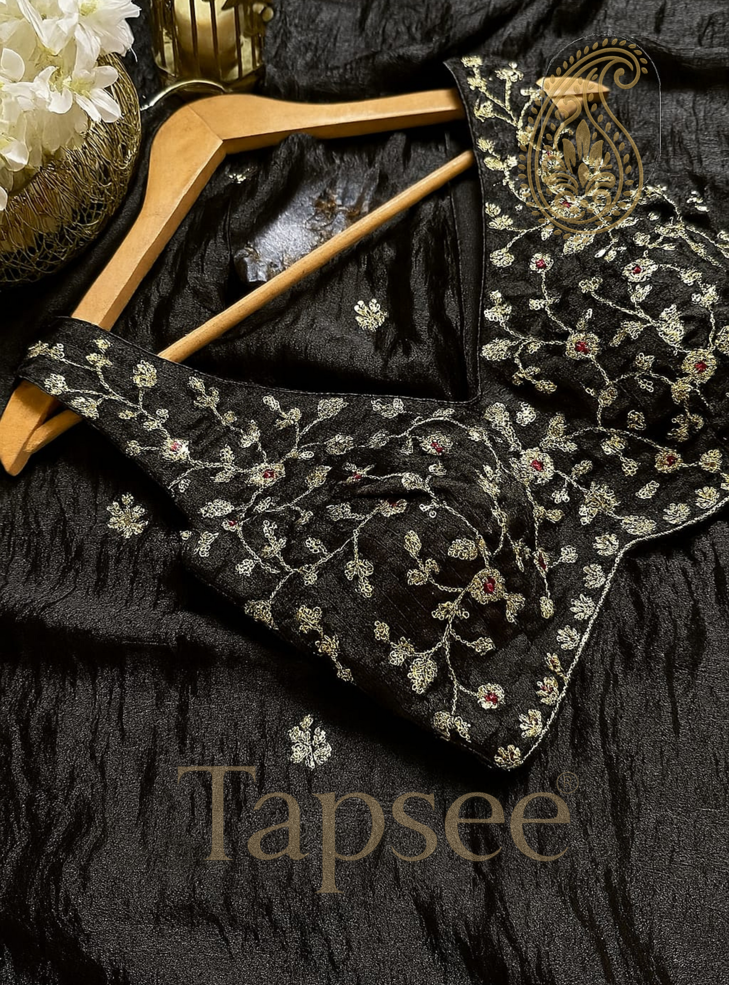 Black Luxury Silk Saree