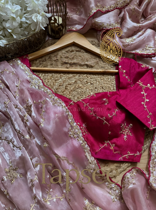 Rose Radiance Jimmycho Saree