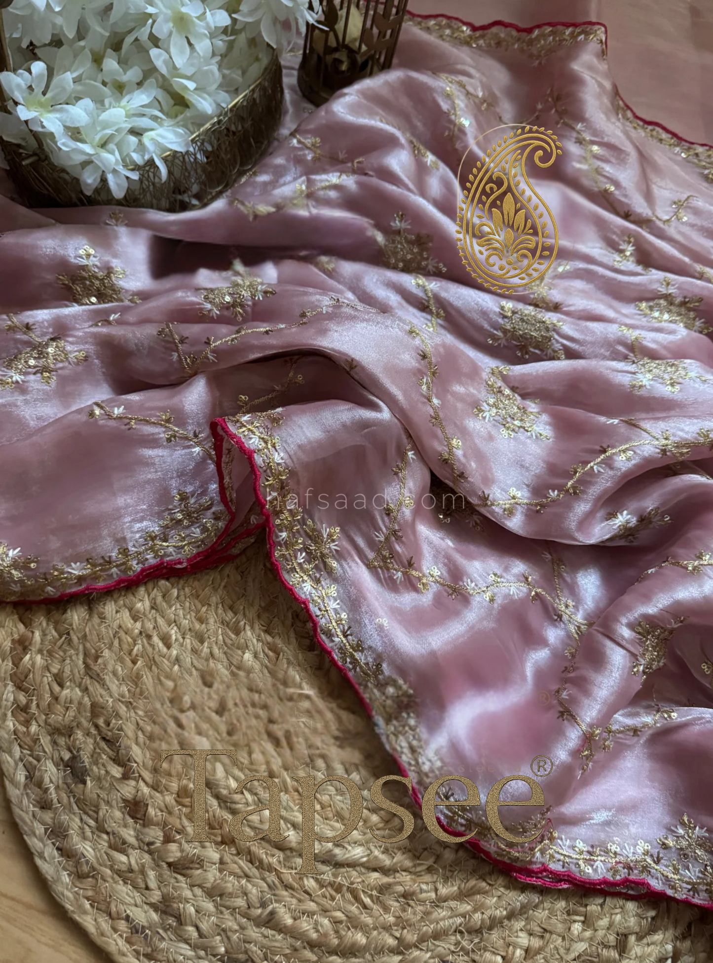 Rose Radiance Jimmycho Saree